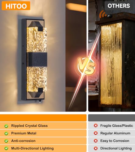 15.3" Dusk to Dawn Outdoor Wall Light