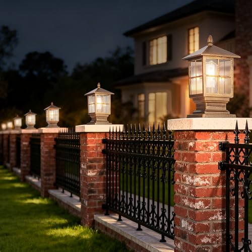 Modern Exterior Pillar Lights