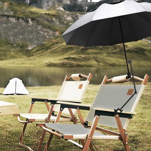 UPF 50+ Golf Umbrella with Adjustable Universal Clamp