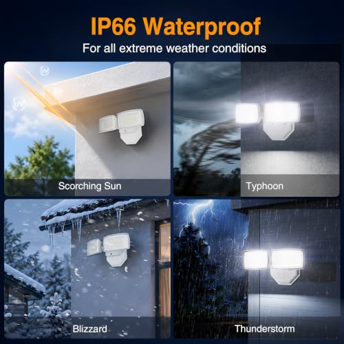 32W Smart Flood Lights Outdoor (White)