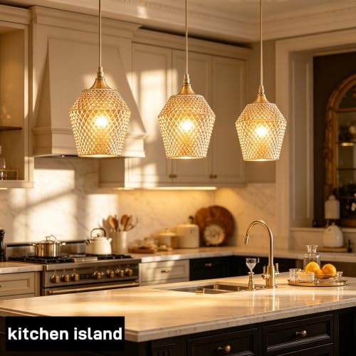 2Pcs Small Glass Lamp Shades (2 Count)