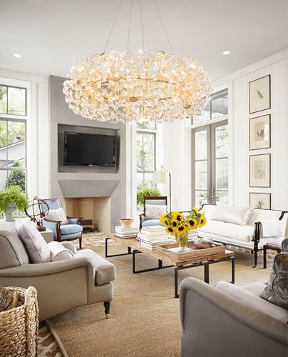 Gold Sputnik Chandelier