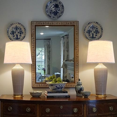 Drum Lamp Shades for Table Lamps Set of 2 (2 Count)