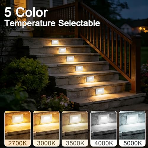 8 Pack Horizontal LED Step Lights