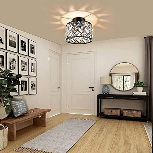 Crystal Light Fixture Ceiling Mount