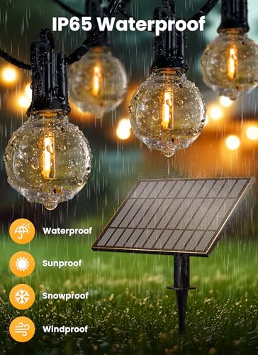 58FT 26 LED Solar String Lights Outdoor (58 Foot)