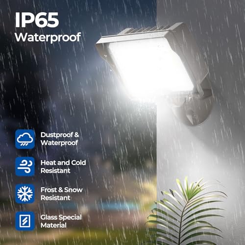 55W 7700LM LED Flood Lights Outdoor (4 Count)