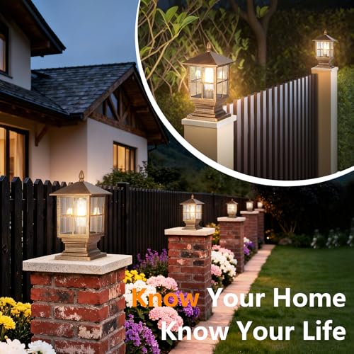 Modern Exterior Pillar Lights