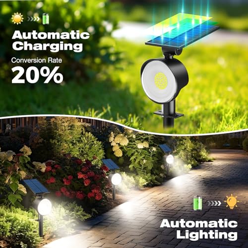 Solar Spot Lights Outdoor Waterproof (10 Count)