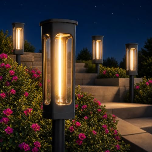 Solar Pathway Lights Outdoor (6 Count)