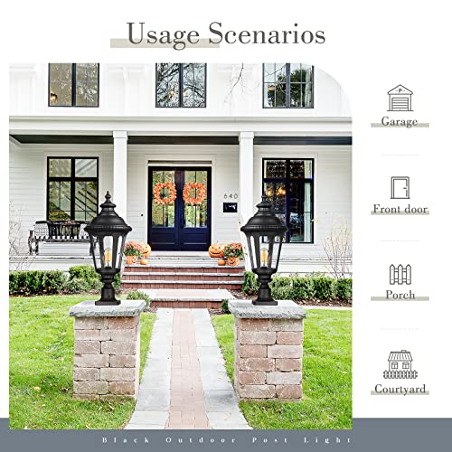 Large Outdoor Post Light Fixture