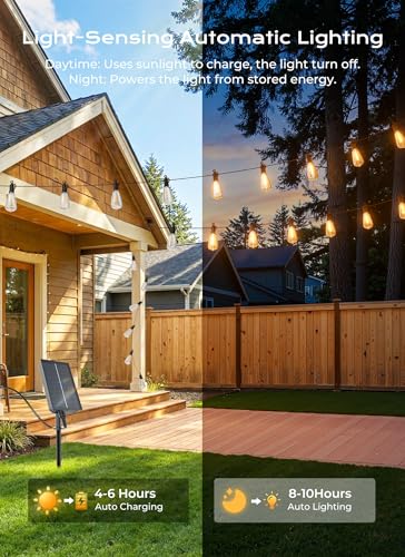 76FT Solar String Lights Outdoor Waterproof