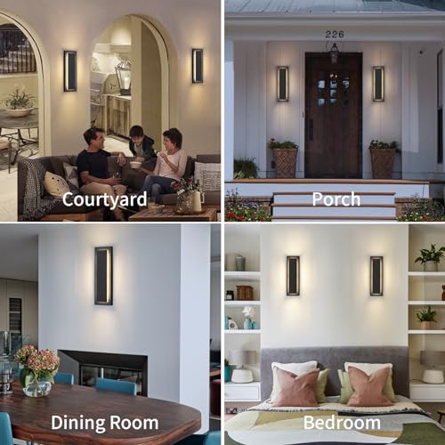 Outdoor Wall Light Modern Wall Lighting 15.7 in