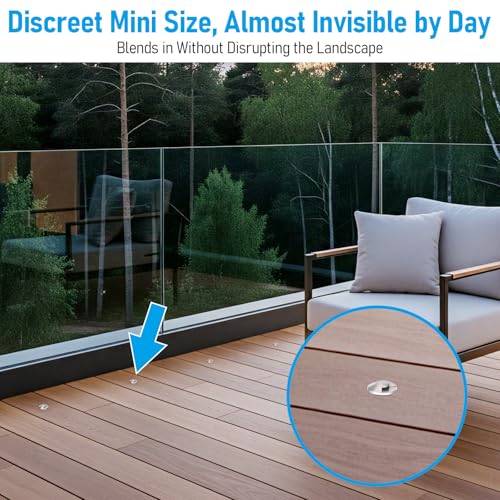 12 Pack 3000K Recessed Low Voltage LED Deck Light (12 Count)