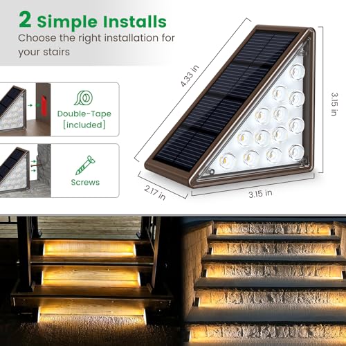 Solar Step Lights (8 Count)