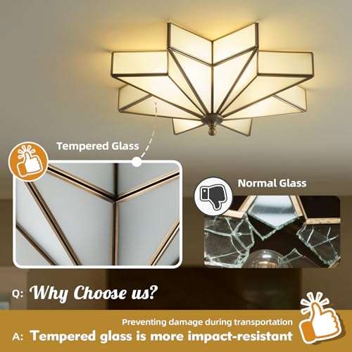 Star Vintage Bronze Ceiling Light