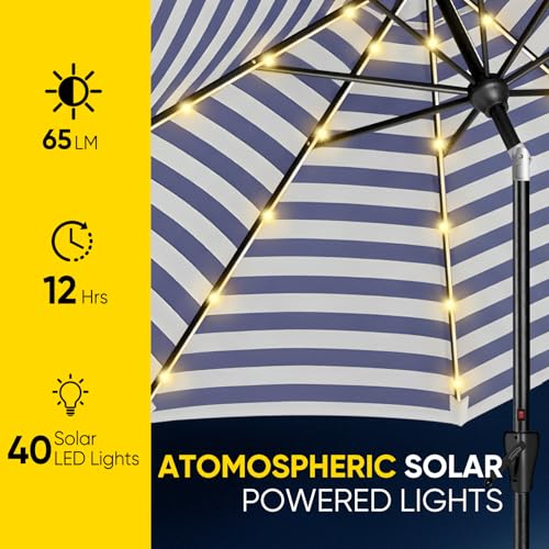 9ft Patio LED Umbrella with light