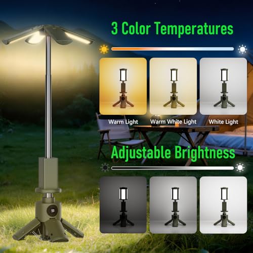 Telescopic Camping Lights with Stand