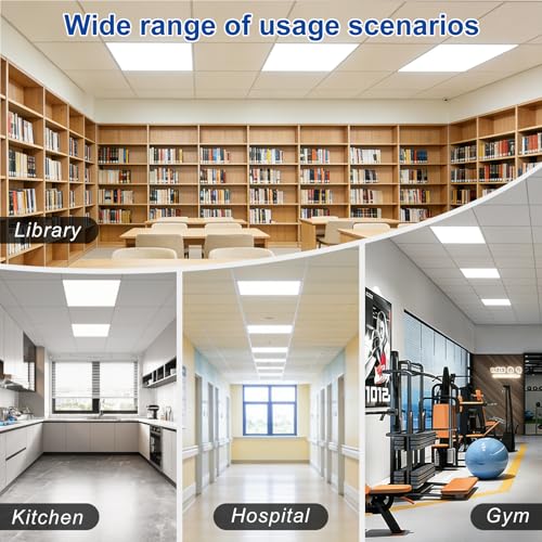 2x2 LED Flat Panel Light with Wireless Switch & App Control 1Pack