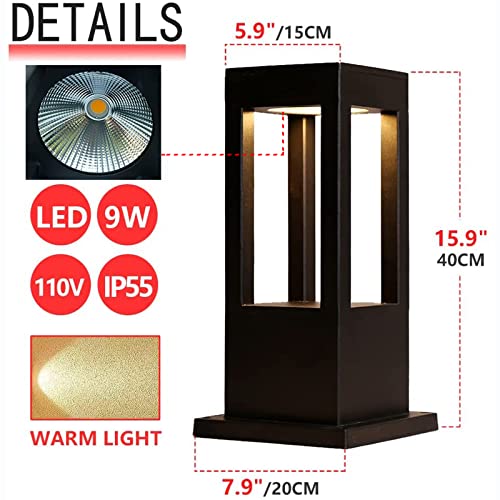 Modern Outdoor Post Light Fixture