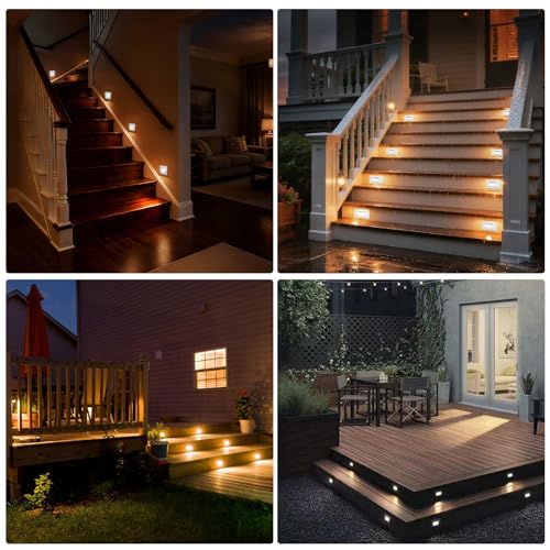 8 Pack Horizontal LED Step Lights