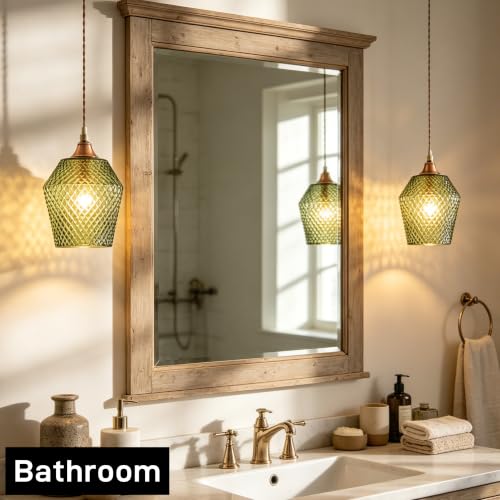 2Pcs Small Glass Lamp Shades (2 Count)