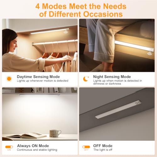 14.7inch Under Cabinet Lighting Rechargeable 2 Pack (2 Count)