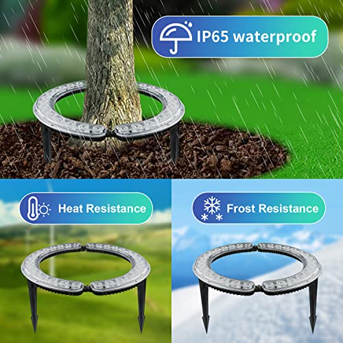 Solar Palm Tree Lights Outdoor