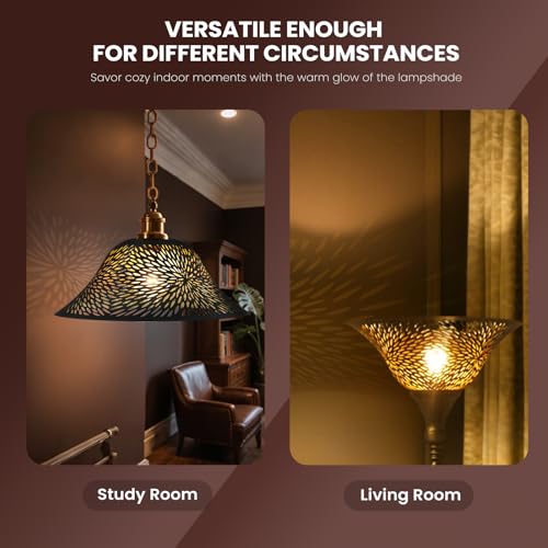 Floor Lamp Shade Replacement for Ceiling Fan Replacement Globes Black Gold