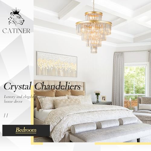 24" Modern Crystal Chandeliers (15 Count)