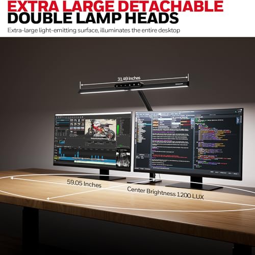 HJ1BK Eye Caring 1200LM LED Architect Desk Lamp for Home Office