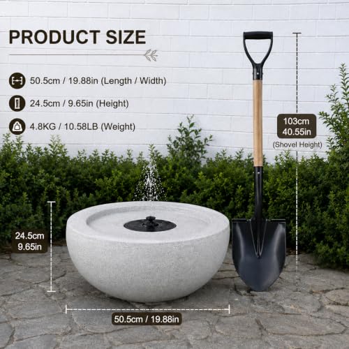Solar Powered Outdoor Water Fountain
