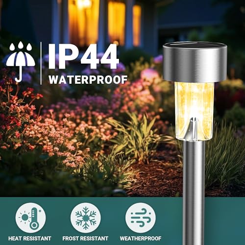 Outdoor Waterproof Solar Garden Lights (12 Count)