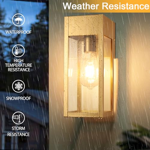 Porch Lights with GFCI Outlet