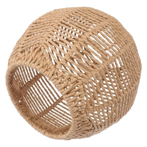 Lampshade for Cover Table Lamp Rattan Lamp Pendant Light Vintage Hanging Lighter Cafe Restaurant Home Decor Retro Lampshade