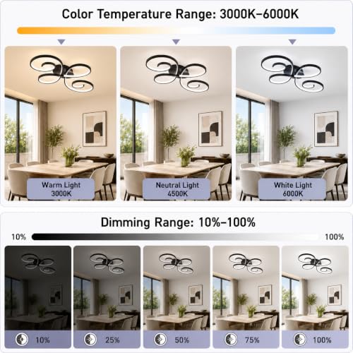 62W Modern LED Ceiling Light