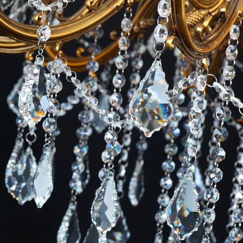 Crystal Chandelier Antique Gold Chandelier Lighting