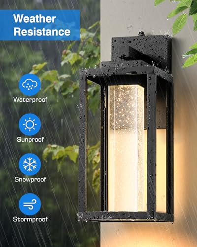 Large Dusk to Dawn Sensor Porch Lights Outdoor