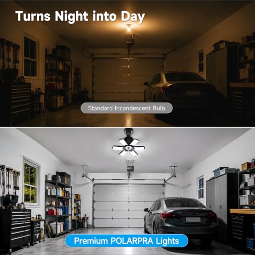 LED Garage Lights (6+1/Screw-in)