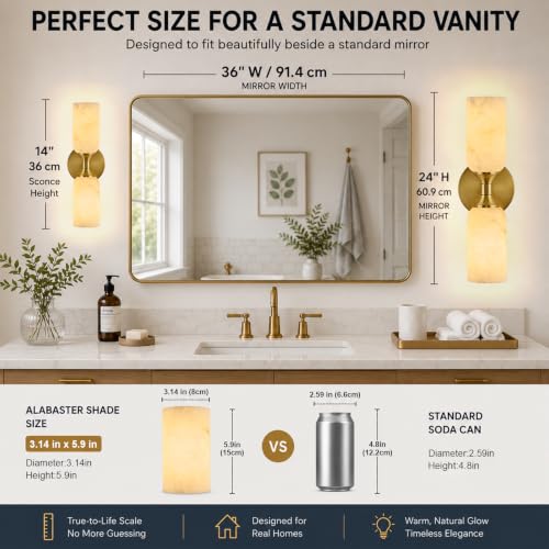 Alabaster Wall Sconce