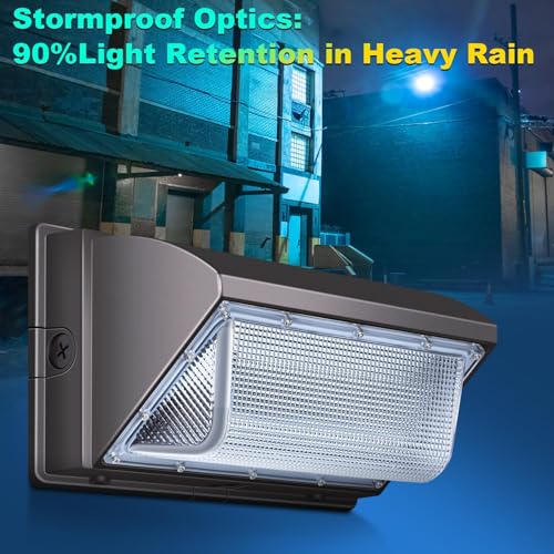 LED 120W Wall Pack Light with Photocell (4 Count)