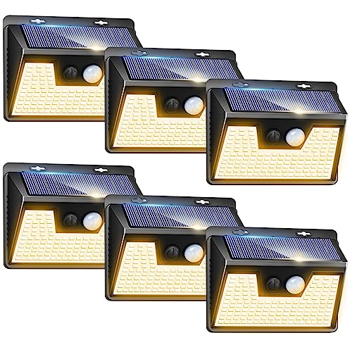 Solar Lights Outdoor Waterproof [6 Pack (6 Count)