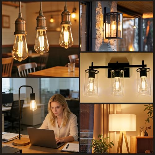 12Pack Vintage LED Edison Bulbs (12 Count)
