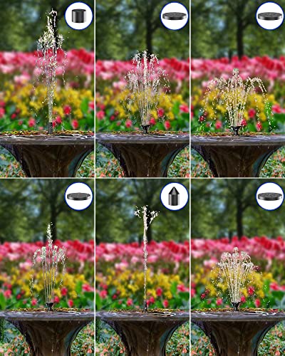 Solar Fountain for Bird Bath