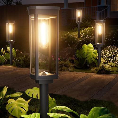 4 Pack Solar Pathway Lights Outdoor (4 Count)