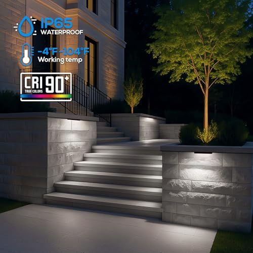 8 Pack 12 Inch LED Hardscape Lighting (8 Count)