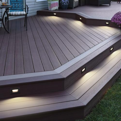 12 Pack 5CCT 120V LED Step Lights (12 Count)