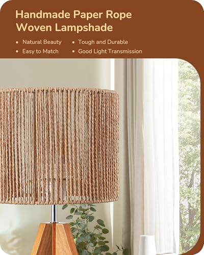 Small Rattan Table Lamp