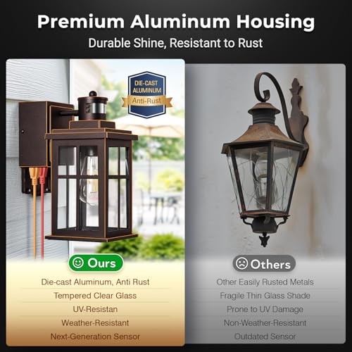 Porch Light with GFCI Outlet