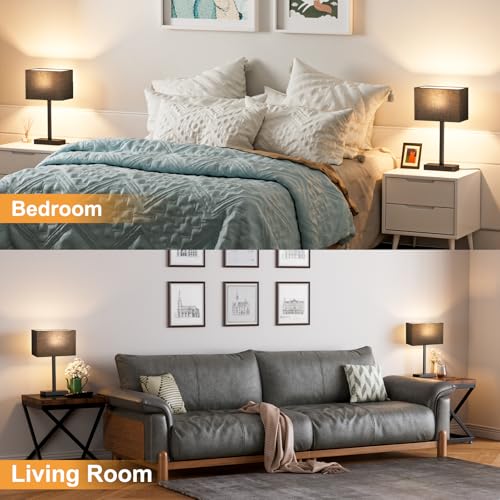 Touch Lamps for Nightstands Set of 2 (2 Count)